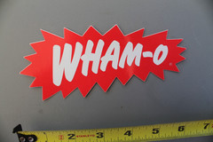 Wham-O Toys Skateboards Original 80’s Red White Z6 Vintage Skateboarding STICKER