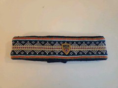 Dale of Norway Red Yellow Blue Headband Adjustable Ski