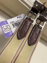 NWT 50” Perri’s Padded Split End Overlay Girth Newmarket Hunter Jumper Schooling