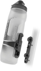 Fidlock TWIST Water Bottle Cage Set – Bike Base Mount, Bolt-On, 800ml, Clear