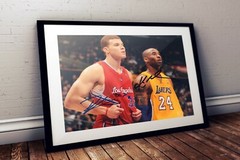 Blake Griffin LA Clippers NBA Autographed Poster Print. Perfect Gift