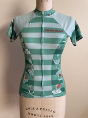 Pearl izumi Cycling Racing Select Jersey Women’s Small Green Red Floral Xmas