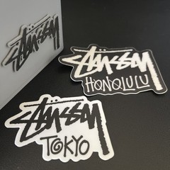 Lot of 2 – Stussy Honolulu Hawaii and Tokyo Japan Sticker Pack