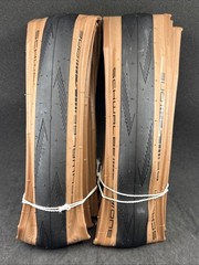 TWO Schwalbe One Tires 700c 30mm Folding Clincher Black & Tan 2x PAIR NEW