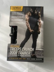 TKO Resistance Triceps Crunch Door Trainer with 7 Levels of Resistance