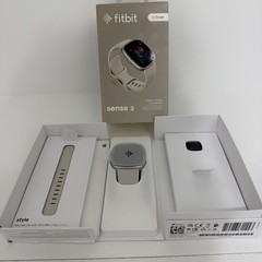 Fitbit Sense 2 Advanced Health & Fitness Smartwatch Lunar White Bluetooth GPS