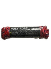 Pro Essentials Multi-Purpose Poly Rope 0.25 in x 25 ft Red White Blue