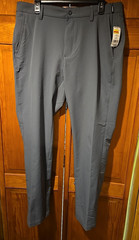 Men’s Under Armour Golf Pants 100% Polyester Straight #1376625 Gray 36 x 32 NWT