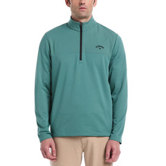 NEW Mens Callaway Green 1/4 Zip Pullover Size Large