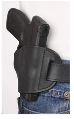 Black Leather Pancake Holster With Belt Loop Fits Ruger Max 9 & GX4