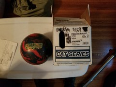 Ebonite Predator Pursuit 16 lbs NIB Bowling Ball! Free Undrilled!