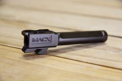 MACX GLOCK 19 (GEN 1-5) FLUTED BARREL IN BLACK NITRIDE