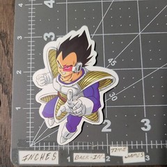 Dragon Ball Super Vegeta Humor Sticker For Guitar Laptop Skateboard Mat101