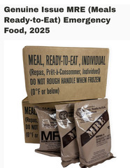 U.S. Original Military Case Menu «A» MRE with Menus 1-12