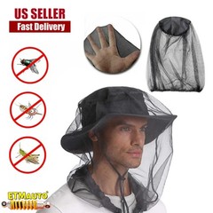 Anti-Mosquito Bug Bee Insect Head Net Hat Cap Sun Protection Fishing Hiking