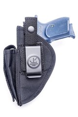 Walther Arms P5 | Nylon OWB Outside Pants Belt Holster w/ Mag Pouch. MADE IN USA