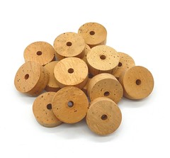 Cork Rings for Rod Building, Natural Top Flor, Flor, Extra, A and B Pack of 50