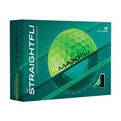 Maxfli 2025 StraightFli Matte Green Golf Balls – 12–72 Pack – New