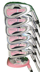 RAM G-Force Iron Set 4h,5-PW RH Ladies Steel 5i 37″ Nice Grips Great Condition