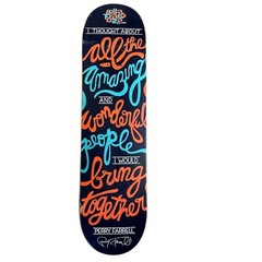 Lollapalooza 25 Years Skateboard Deck Perry Farrell Generator Size 8