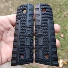 Grip for 1911 Full size THAI Ebony heartwood Gun Handcraft 1911 Full Size Grips