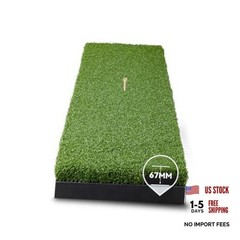 Golf Hitting Strips, Professional Grade 30″ x 12″ x 67mm/30″ x 12″ x 47mm
