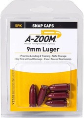 A-Zoom 15116 9 mm Luger Precision Snap Caps – 5 Pack