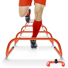 Yes4All Agility Speed Training Hurdles for Sports Athletes, Pack of 5, Orange