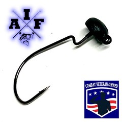 10ct NED RIG JIG HEADS Weedless 1/0 Victory EWG Hook (Choose Weight and Color)