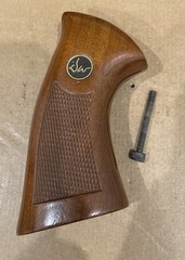 Vintage OEM TARGET Grip DAN WESSON Square Tang Wood Large?