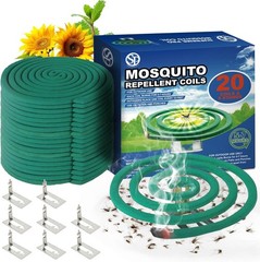 20 Coils Supreme Pro Mosquito Repellent Coils – Outdoor Use Reaches Up to 10 fts