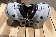 Barnett Vision III Football Shoulder Pad, Designed for Skill Positions, Black,