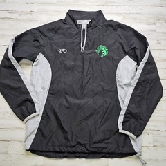 Rawlings 1/4-Zip Batting Jacket Adult Medium Black Dragons Logo – Dayton?