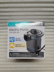INTEX 120V Quick Fill AC Electric Air Pump with 3 Interconnected Nozzles