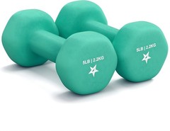 Yes4All Neoprene Coated Dumbbell Hand Weight Sets of 2 – Multiple Weight Options