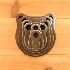 Know Your Limits 3/8″ AR500 Shooting Targets 1″-6″ Gongs Set Of SIX
