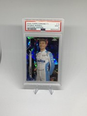 2020 Topp Chrome Formula 1 Sapphire Edition #19 George Russell PSA 9 Mint Rookie