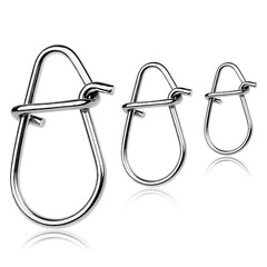 Crankbait Snaps Stainless Steel Fishing Clips Duo Lock Fast Snap Lure Connectors