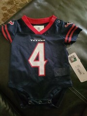Deshaun Watson #4 Houston Texans Baby Jersey One Piece 0-3 Months