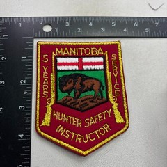 Vtg 5 YEARS SERVICE MANITOBA HUNTER SAFETY INSTRUCTOR Patch (Gun Shooting) 53XF