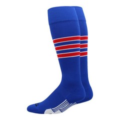 TCK Dugout Series Socks ROYAL | WHITE | SCARLET XL