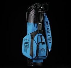 NEW SWAG VESSEL Neon Blue Dripping Limited Edition Stand Bag