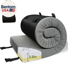 3.5″ Extra Thick Foam Camping Mattress, Waterproof Cover & Travel Bag, Portable