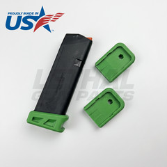 Glock +0 Base Plate Grip Extension Floor Plate 17 18 19 26 34 45 47 9MM (2 Pack)