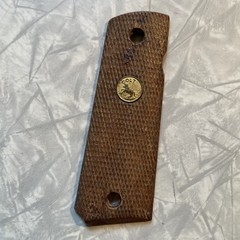 Factory Colt Series 70 1911 Government Model Checkered Wood Right Grip Only