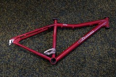 Carver 96’er 15″ Inch Bike Frame (Red) + Shimano XTR FD- M952 Front Derailleur