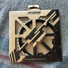 Full Speed Ahead Pro Road Triple Chainring – 42t, 130 BCD, Aluminum, N-10, Black