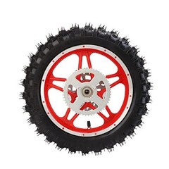Rear Wheel Assembly, 2.5‑10in Rear Wheel Rim Tyre Assembly Nonslip Wearproof