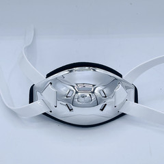 Football Helmet Chrome Chinstrap with 4 strap clips