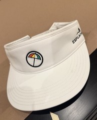 Cobra Puma Logo Golf White Visor Hat Adjustable Embroidered-“ESPLANADE”($37)